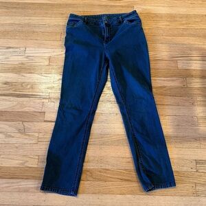 J.Jill Dark Wash Straight Leg Jeans Size 10